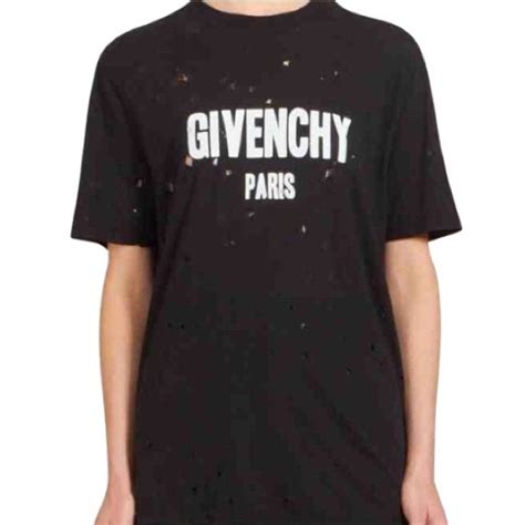 givenchy shirts for girls|Givenchy t shirt with holes.